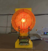 Solar Powered Amber Color Warning Light for Road Barricade