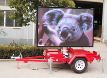 Trailer Mounted Full Color Advertising Sign Traffic Sign Road Management