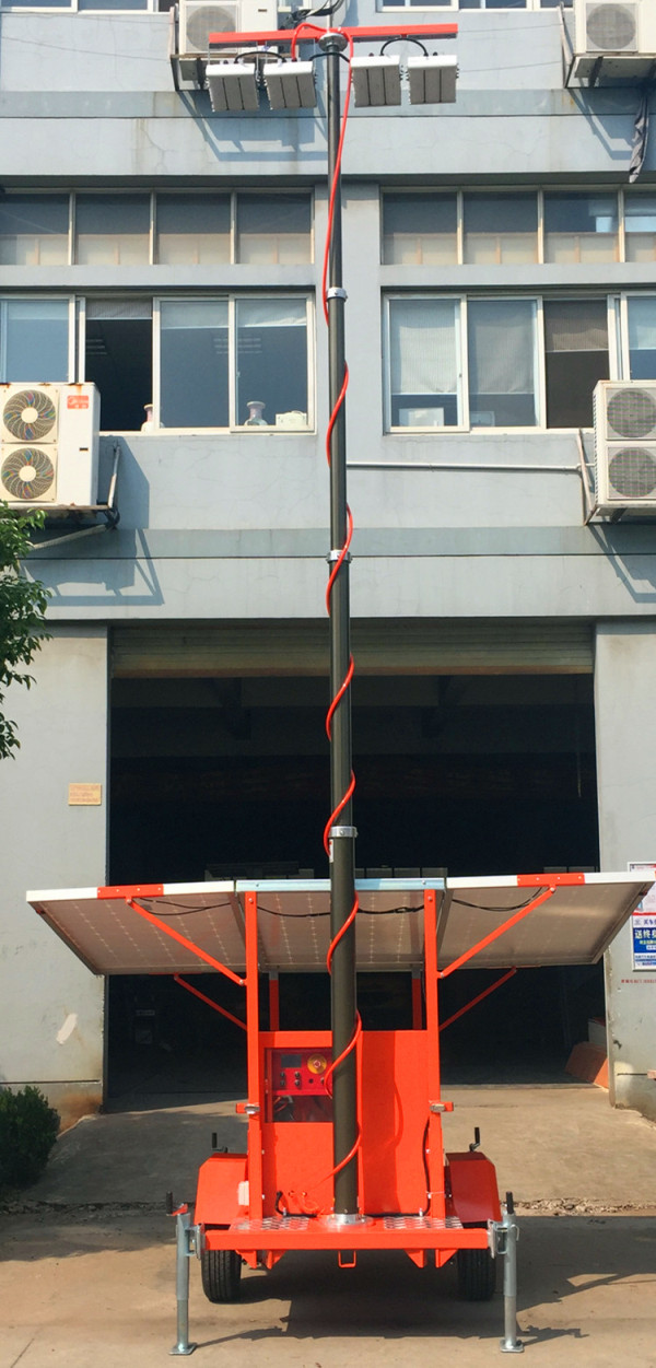 Solar Powered Portable Light Tower